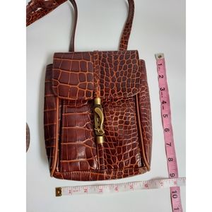Linda Allard Ellen Tracy croc bag